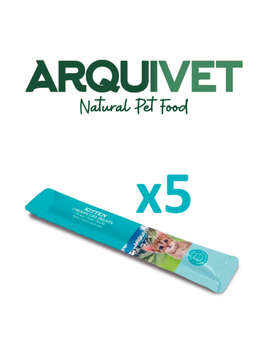 Arquivet Cat Creamy Treats Kitten Pollastre 5x14gr. 8435117842311