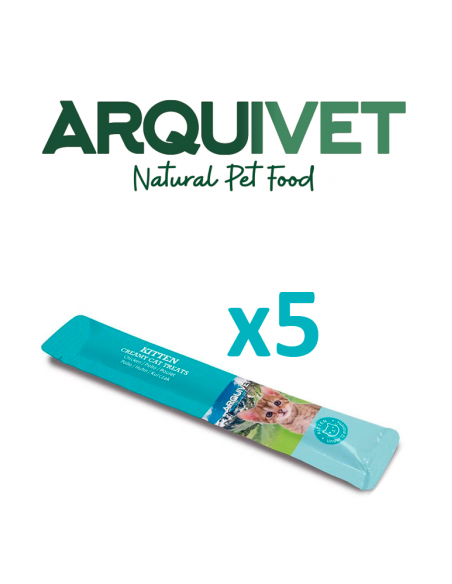 Arquivet Cat Creamy Treats Kitten Pollastre 5x14gr. 8435117842311
