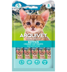 Arquivet Cat Creamy Treats Kitten Pollastre 5x14gr. 8435117842311