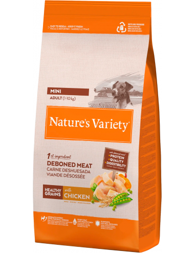 Nature`s Variety Adult Mini Healthy Grain Pollastre. EAN 8410650271200