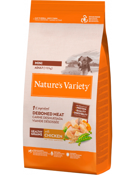 Nature`s Variety Adult Mini Healthy Grain Pollo. EAN 8410650271200