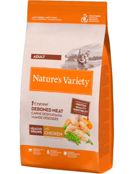 Nature`s Variety Cat Adult Healthy Grain Pollo. EAN 8410650271699