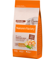 Nature`s Variety Cat Adult Sterilized No Grain Pollastre. EAN 8410650271569 / 8410650271606 / 8410650271828 / 8410650271583
