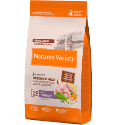 Nature`s Variety Cat Adult Sterilized No Grain Gall Dindi. EAN 8410650271781 / 8410650271774