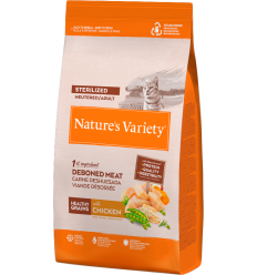 Nature`s Variety Cat Adult Sterilized Healthy Grain Pollastre. EAN 8410650597782 / 8410650597805