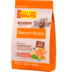 Nature`s Variety Adult Medium Maxi No Grain Salmón. 8410650271477 / 8410650691480