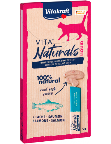 Vitakraft Cat Vita Naturals Liquid Salmón 5x15 gr. 4008239589231