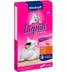 Vitakraft Cat Liquid Snack Pato 6x15gr. 4008239235206