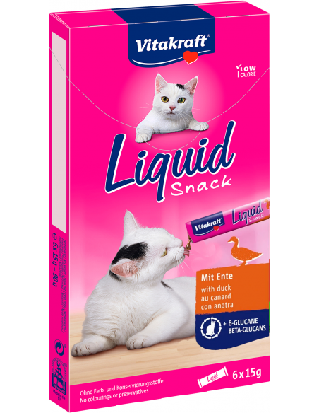 Vitakraft Cat Liquid Snack Pato 6x15gr. 4008239235206