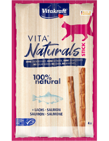 Vitakraft Cat Vita Naturals Stick Salmó 20gr (4 sticks). 4008239589255