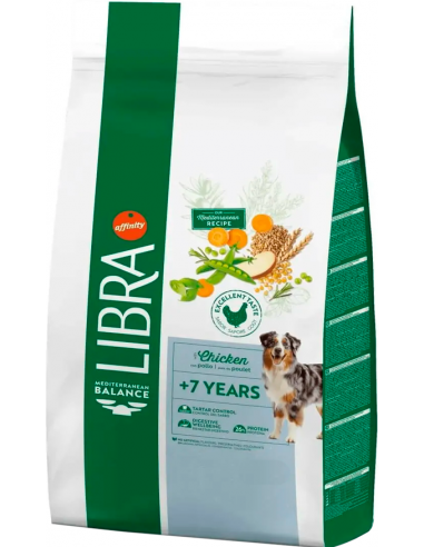 Libra Dog Senior +7. EAN 8410650216645