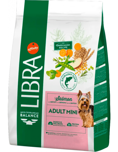 Libra Dog Adult Mini Salmón. 8410650262352