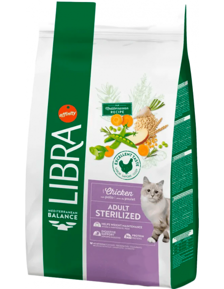 Libra Cat Adult Sterilized Pollo. EAN 8410650233543 / 8410650565811 / 8410650203072