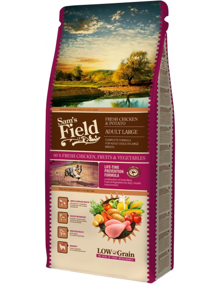 Sam`s Field Adult Large Pollastre i Patata. EAN 8594031444282