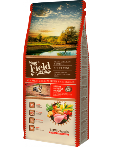 Sam`s Field Adult Mini Pollo y Patata. EAN 8594031444244