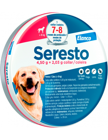 Seresto Dog Collar Antiparasitari 70 cm. EAN 4007221035923
