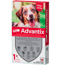 Advantix Pipeta para perros de 10-25 kg. EAN 4007221043133