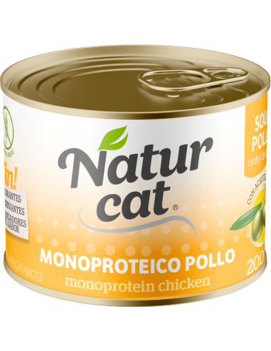 NaturCat Monoproteico Pollo 200 gr. EAN 606110285520