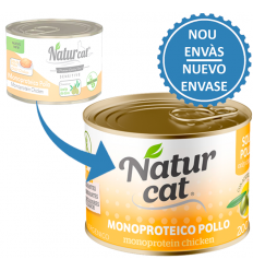 NaturCat Monoproteic Pollastre 200 gr. EAN 606110285520 2