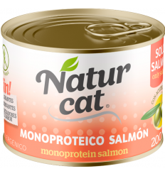 NaturCat Monoproteic Salmón 200 gr. EAN 606110285537