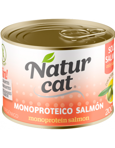 NaturCat Monoproteic Salmón 200 gr. EAN 606110285537
