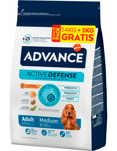 Advance Dog Adult Medium Pollastre i...