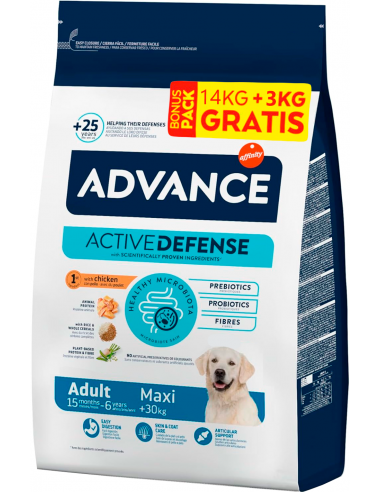 Advance Dog Adult Maxi Pollo y Arroz. EAN 8410650172620 / 8410650627571