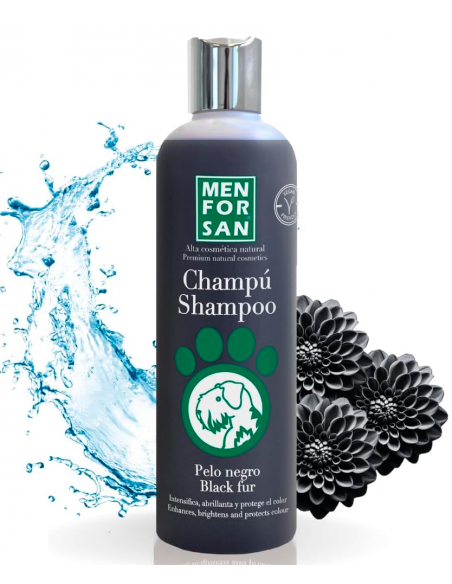 MenForSan Champú Pelo Negro. EAN 8414580004624 / 8414580030043