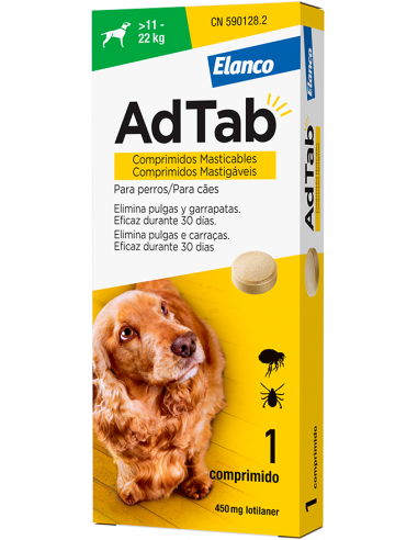AdTab Dog Comprimits Masticables...