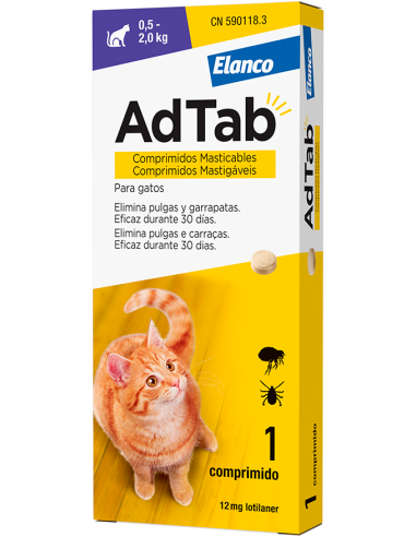 AdTab Cat Comprimits Masticables...