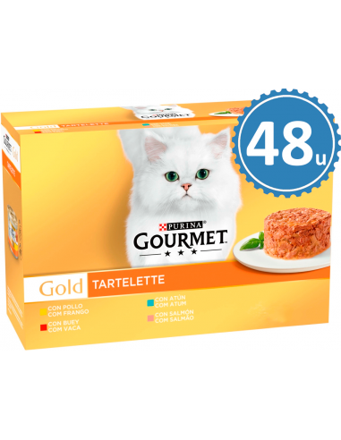 Purina Gourmet Gold Adult Tartelette Multi Pack. EAN 7613036442640 / 7613038660813 / 8445291838604
