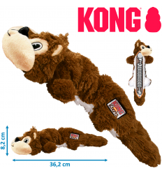 Kong Scrunch Knots Squirrel. 035585454436