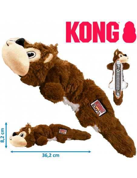 Kong Scrunch Knots Squirrel. 035585454436