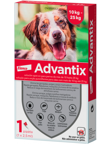 Advantix Pipeta Antiparasitaria para Perros