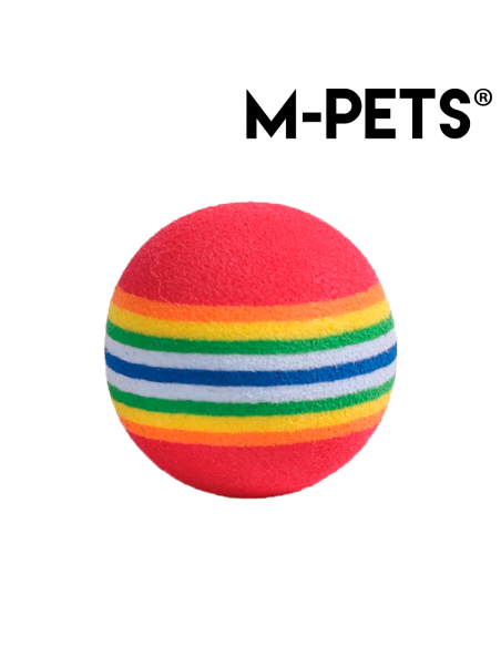 M-Pets Pelota Arcoíris para Gatos