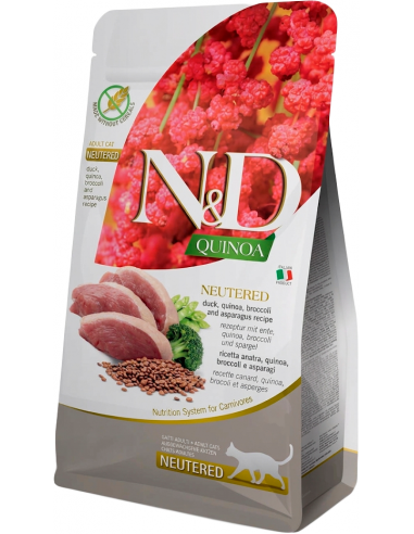 Farmina N&D Quinoa Neutered Adult Pato. 8010276038685