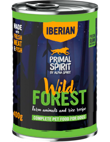 Primal Spirit Wild Forest Adult Dog 400 gr. 8436586312060