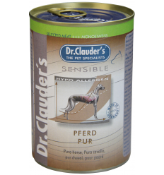 Dr. Clauder's Dog Sensible Adult 400 gr. Llaunes Gossos Adults Totes les Races Hipersensibilitat Cavall 4014355327244