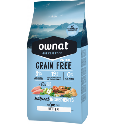 Ownat Cat Prime Grain Free Kitten. EAN 8429037016600 / 8429037016594