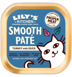 Lily`s Kitchen Cat Smooth Paté Pavo con Pato