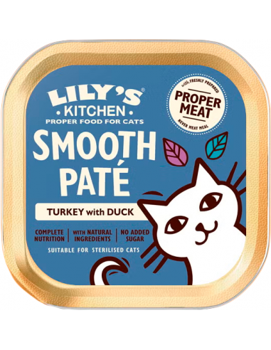Lily`s Kitchen Cat Smooth Paté Gall Dindi amb Ànec