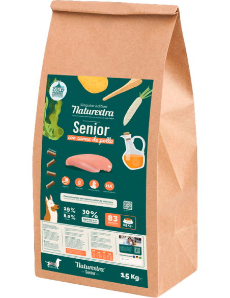 Naturextra Dog Light / Senior 15 kg. 8436565216563
