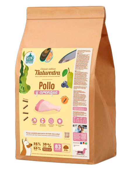 Naturextra Pollo y Arenque Mini 5 kg. 8436565210356