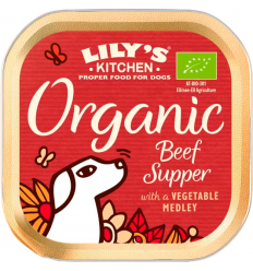 Lily`s Kitchen Dog Organic Beef Supper 150 gr. EAN 5060184240048