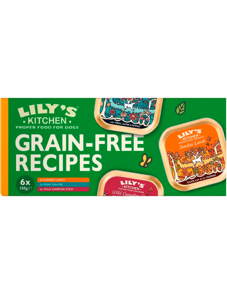 Lily`s Kitchen Dog Grain-Free Recipes Multipack 6x150 gr. EAN 5056273602293