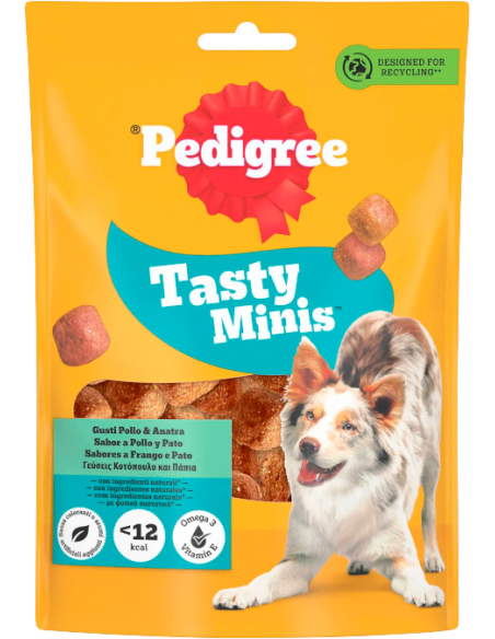 Pedigree Tasty Minis Pollo y Pato 130 gr. EAN 5998749126943
