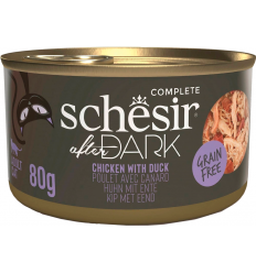 Schesir Cat After Dark Pollastre amb Ànec 80 gr. EAN 8005852212313