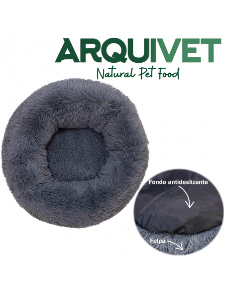 Arquivet Cama Redonda Suave Gris Oscuro. EAN 8435117892514 / 8435117892521