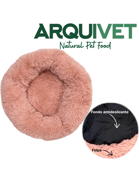 Arquivet Cama Redonda Suave Rosa. EAN 8435117892569