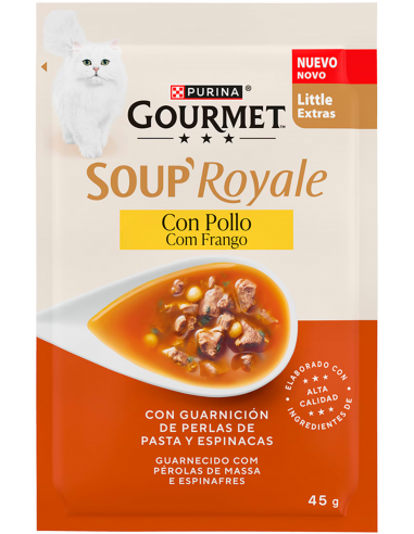 Purina Gourmet Soup Royale amb Pollastre 45 gr. EAN 8445291848115